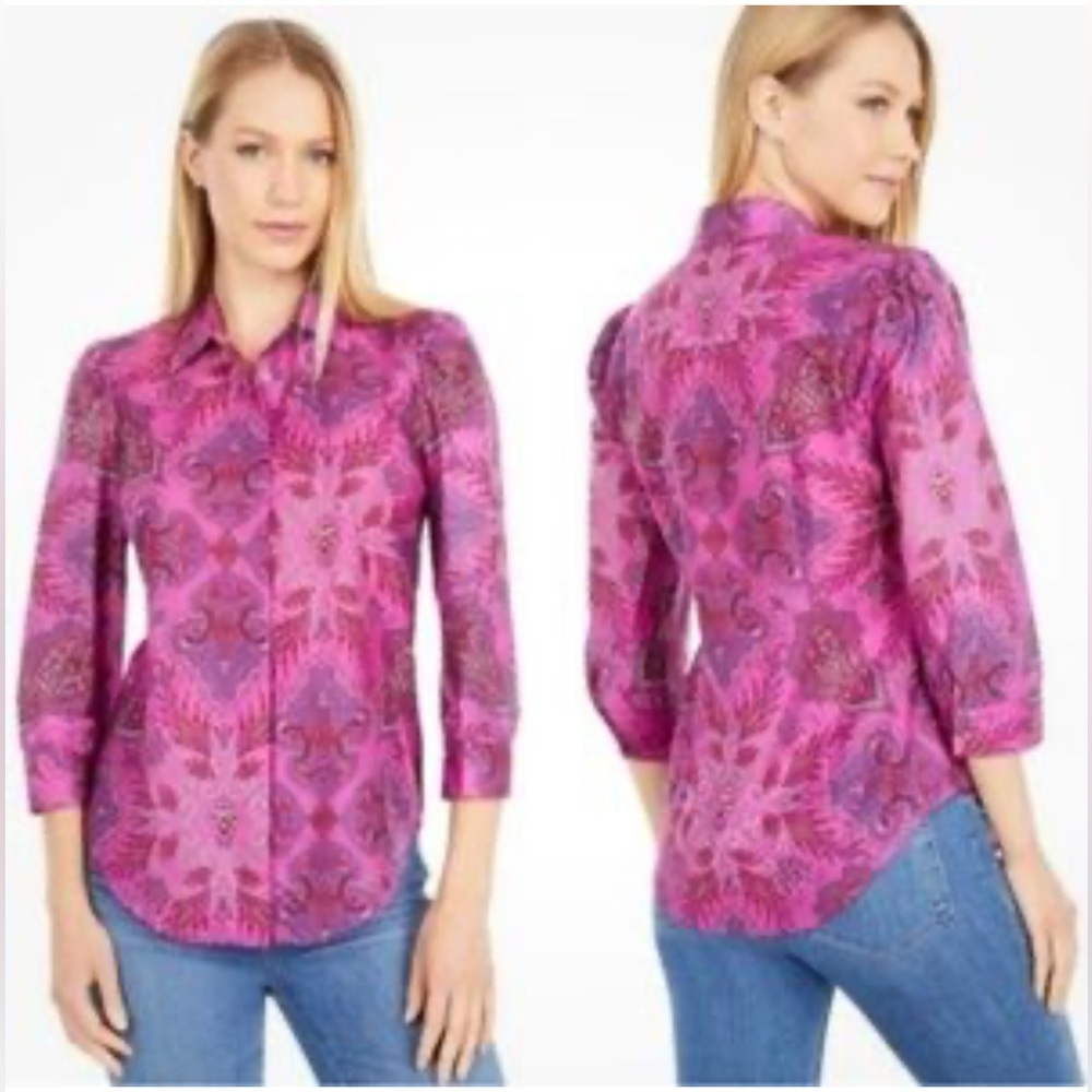 J. Crew Liberty Print Shirt, 12 NWOT